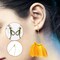 Earring Making Kit with 160PCS Beading Hoop Earring Finding Component Accessories, 80PCS Hooks, 80PCS Jump Rings Loop and 80PCS Earring Backs for Jewelry Making Earring DIY Craft, Teardrop and Round